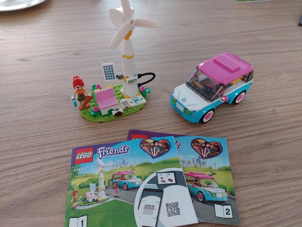 Lego friends windmolen en auto (41443), Lego, Friends, Ophalen of Verzenden, Complete set