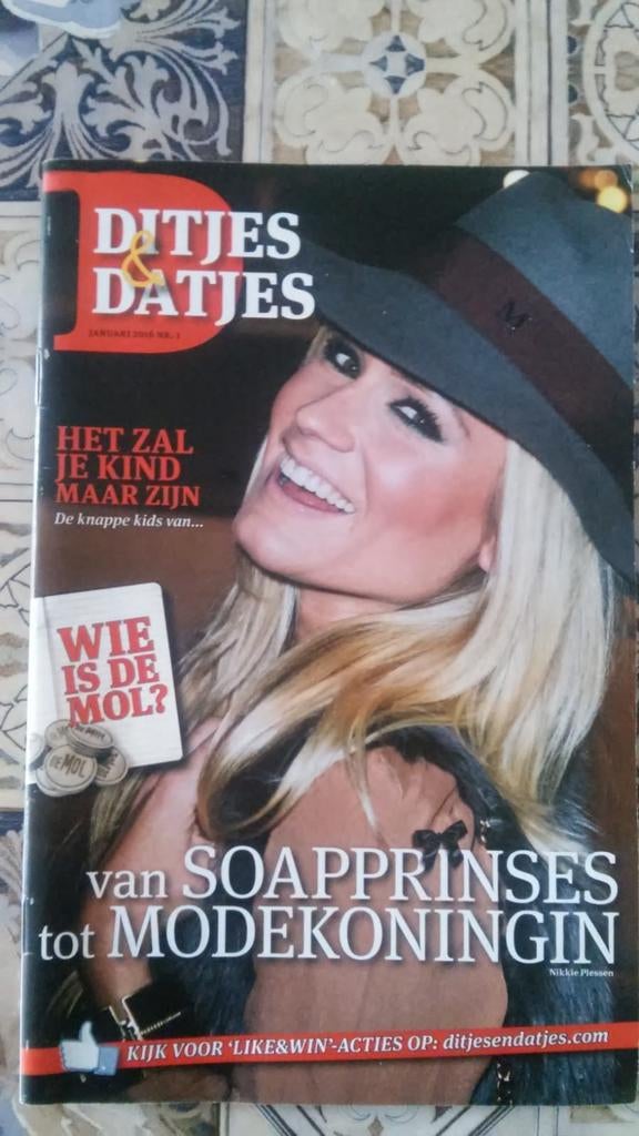 Ditjes & Datjes Nikkie Plessen Bradley Cooper, Ophalen of Verzenden, Zo goed als nieuw, Gossip of Showbizz