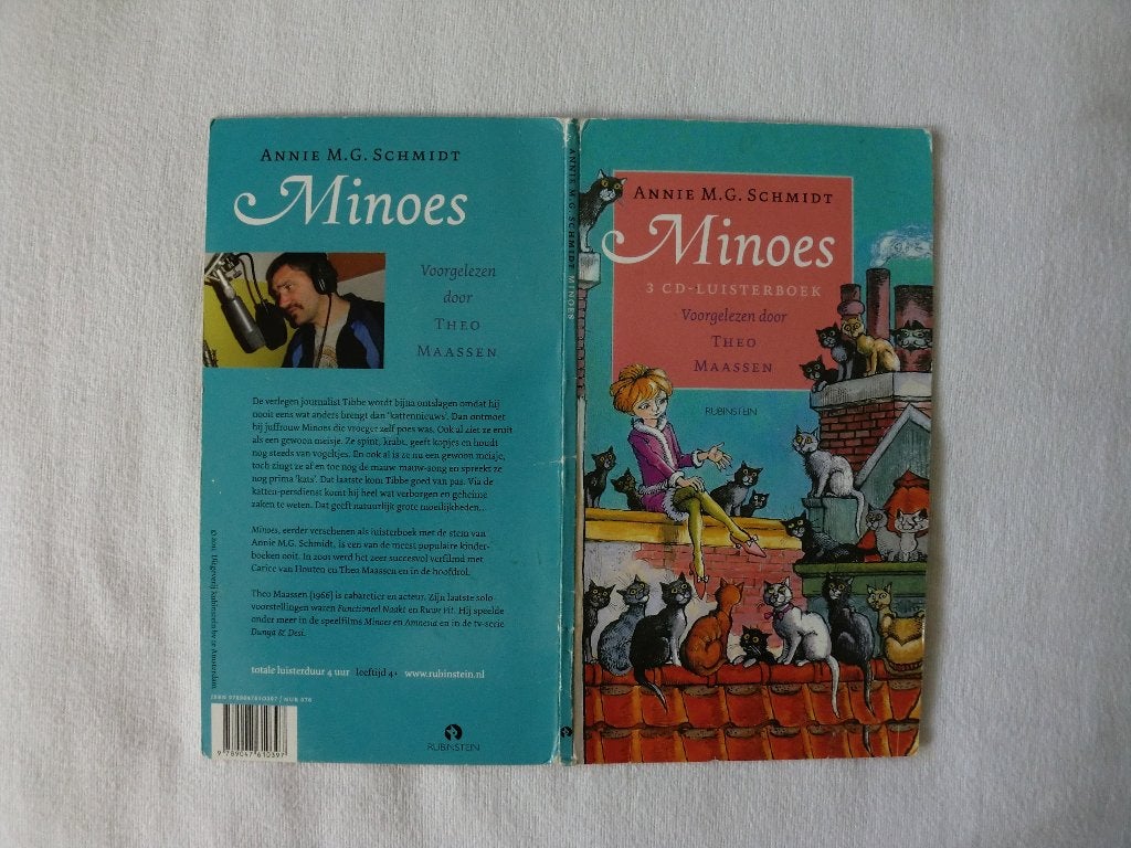 Annie MG Schmidt - Minoes 3CD Luisterboek -door Theo Maassen, Ophalen of Verzenden, Annie M.G. Schmidt, Cd