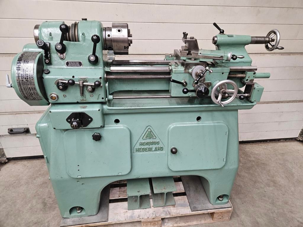 Mooie AI Hembrug draaibank DR1S 4000 toeren met toebehoren., Ophalen, 500 tot 1000 mm, Hembrug, Zo goed als nieuw