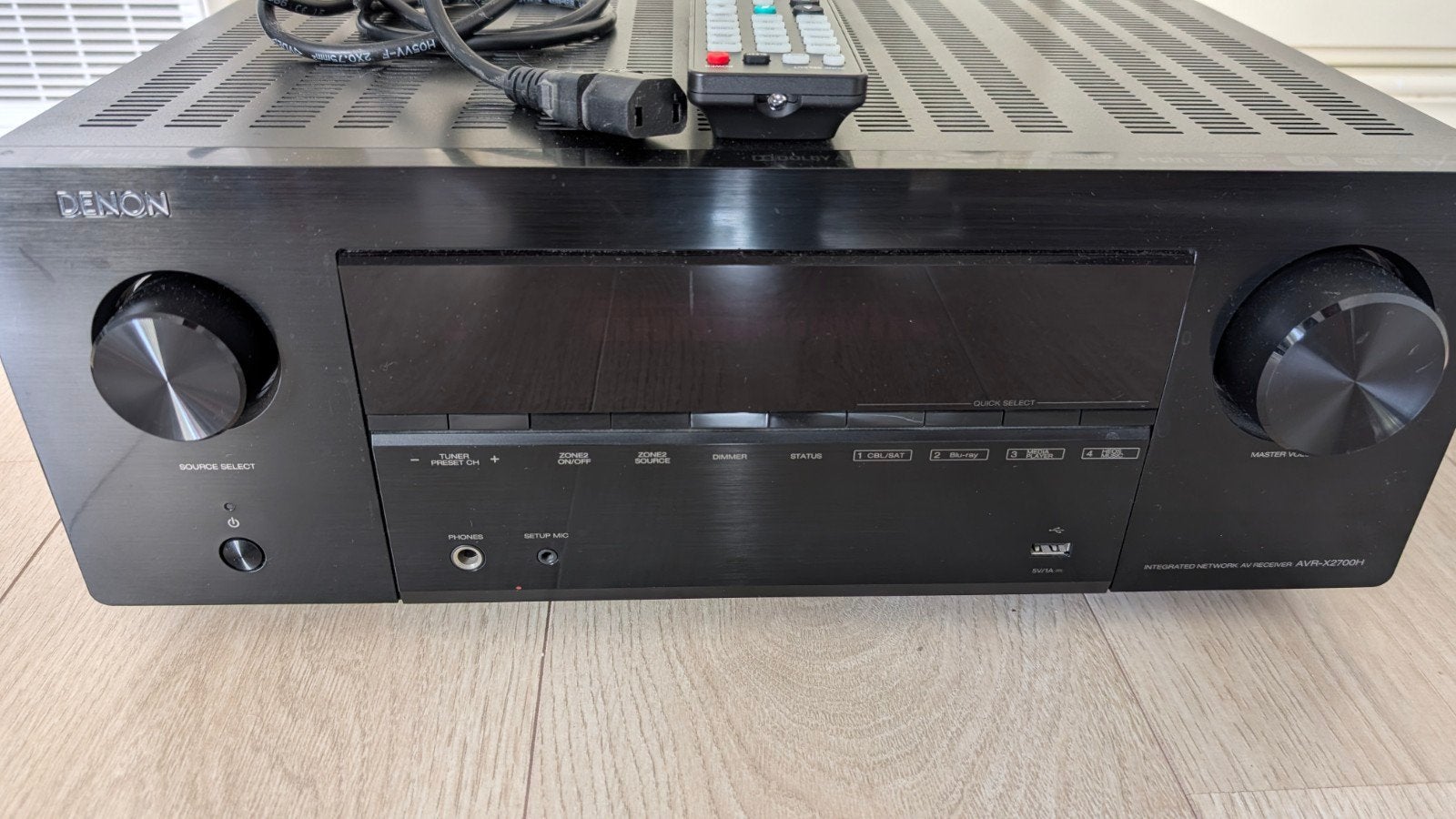 Denon avr-x2700h 7.2 8k receiver, Denon, Ophalen of Verzenden, Zo goed als nieuw, 120 watt of meer