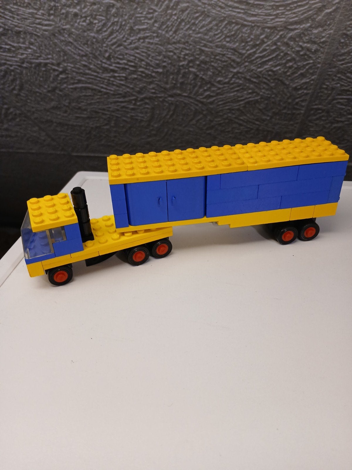 LEGO Vrachtwagen met Oplegger (Set 694, 1975), Ophalen of Verzenden, Gebruikt