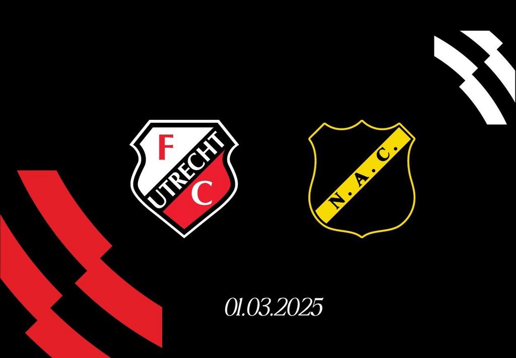 Fc utrecht NAC bunnikside ticket, Eén persoon, Mei