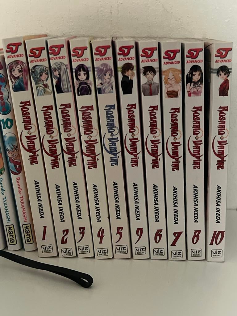 Rosario + Vampire Manga Serie (Deel 1-10) - Zo goed als nieu, Complete serie of reeks, Ophalen of Verzenden, Zo goed als nieuw