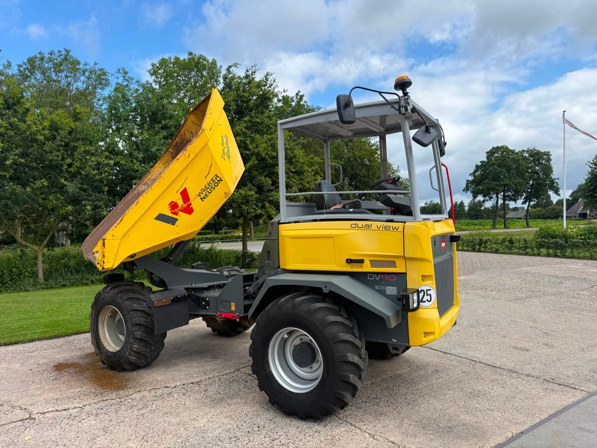 WACKER NEUSON DV 90 Dumper Dual View 2019! Low hours!