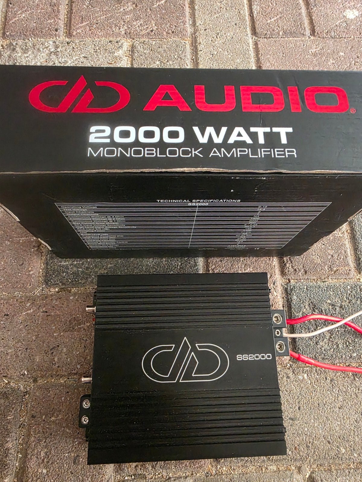 DD Audio SS2000 Monoblock Versterker staat in beveiliging, Overige merken, Overige systemen, Ophalen of Verzenden, Zo goed als nieuw
