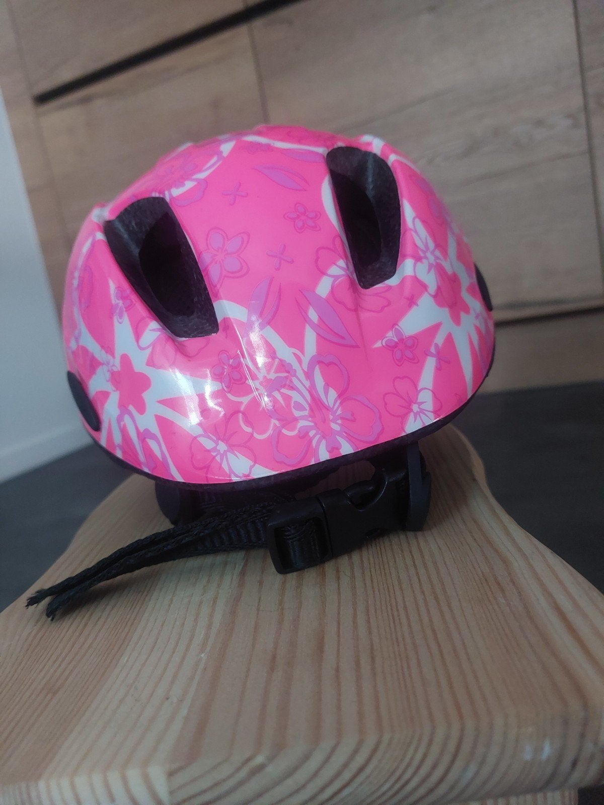 Fietshelm roze, weinig gebruikt, Ophalen of Verzenden