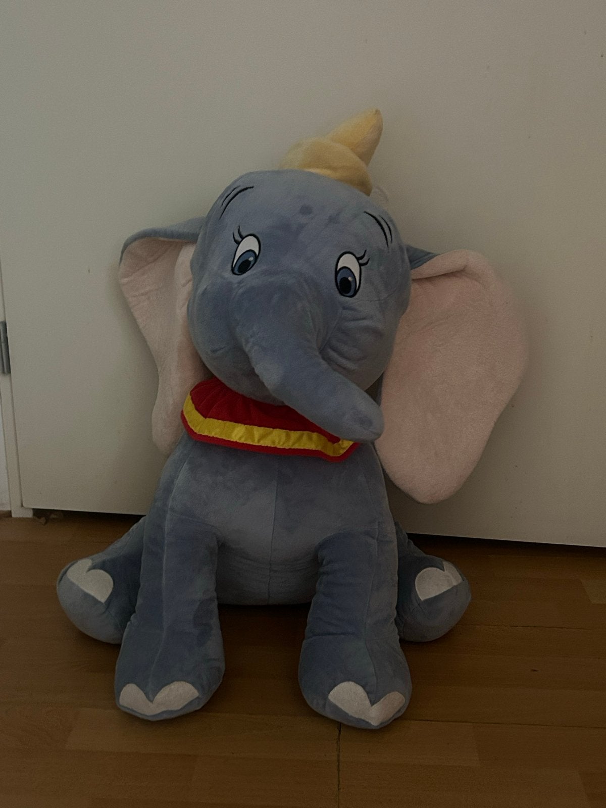 XXL Dumbo knuffel in zeer goede staat, Ophalen, Disney, Grijs, Zo goed als nieuw