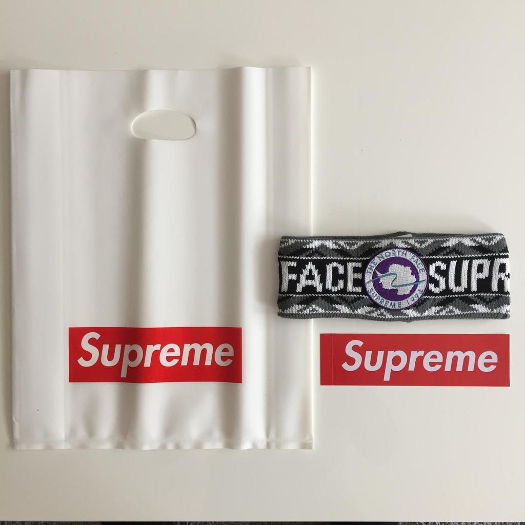 Supreme The North Face Headband uit SS17 hoofdband beanie, Ophalen of Verzenden, Nieuw, Overige maten, Muts