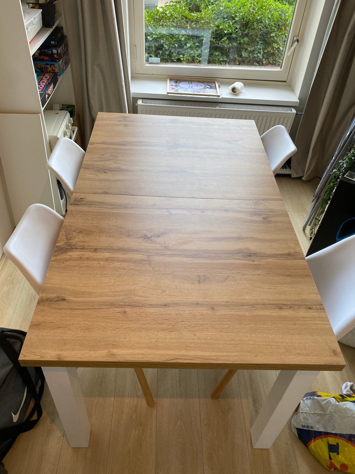Eettafel, Ophalen, Zo goed als nieuw, Rechthoekig, 50 tot 100 cm