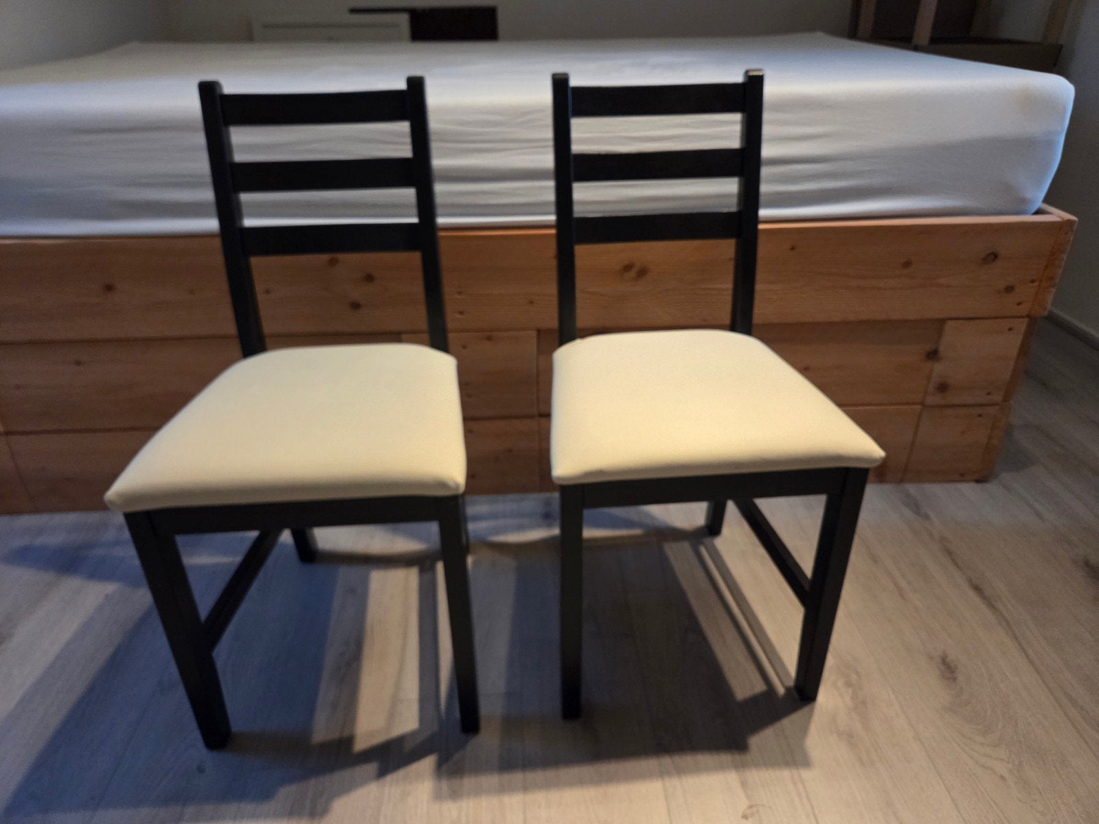 2x ikea stoel, stoelen, keukenstoel, Ophalen, Twee