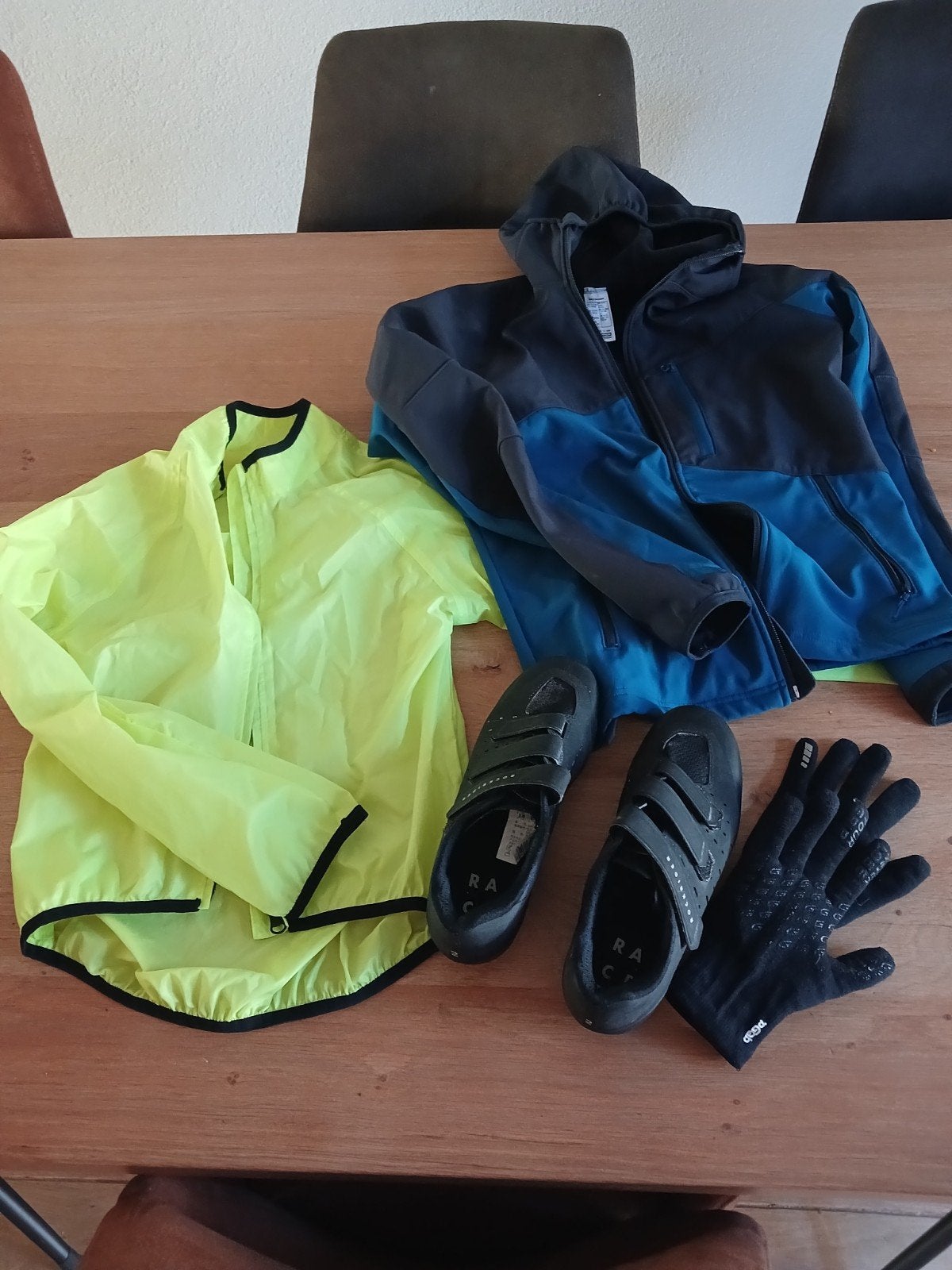 mountainbike regenjas, handschoenen en schoenen, Ophalen, Overige merken