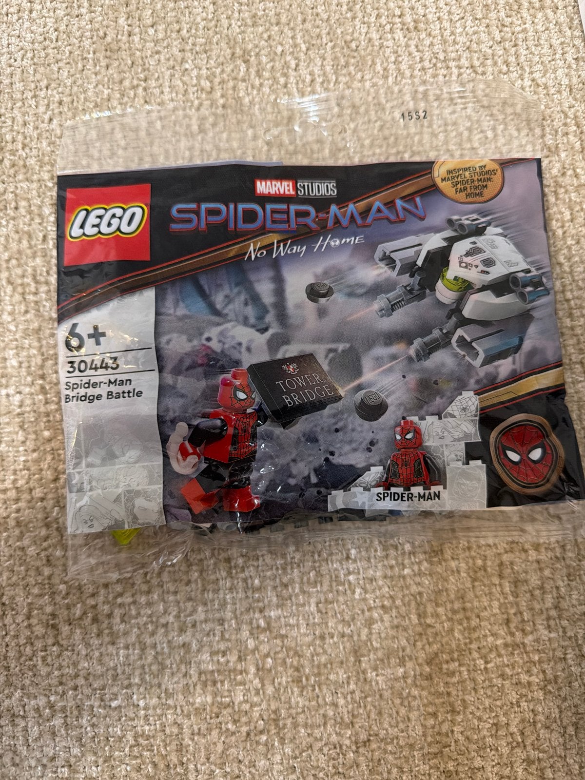 LEGO Spider-Man: No Way Home - Spider-Man's Bridge Battle, Overige thema's, Lego, Nieuw, Ophalen of Verzenden