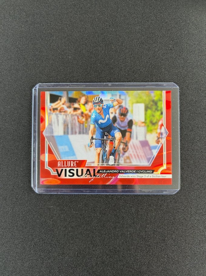 Alejandro Valverde 2025 Upper Deck Allure Storytelling /199, Verzamelen, Verzenden, Zo goed als nieuw, Overige sporten, Poster, Plaatje of Sticker