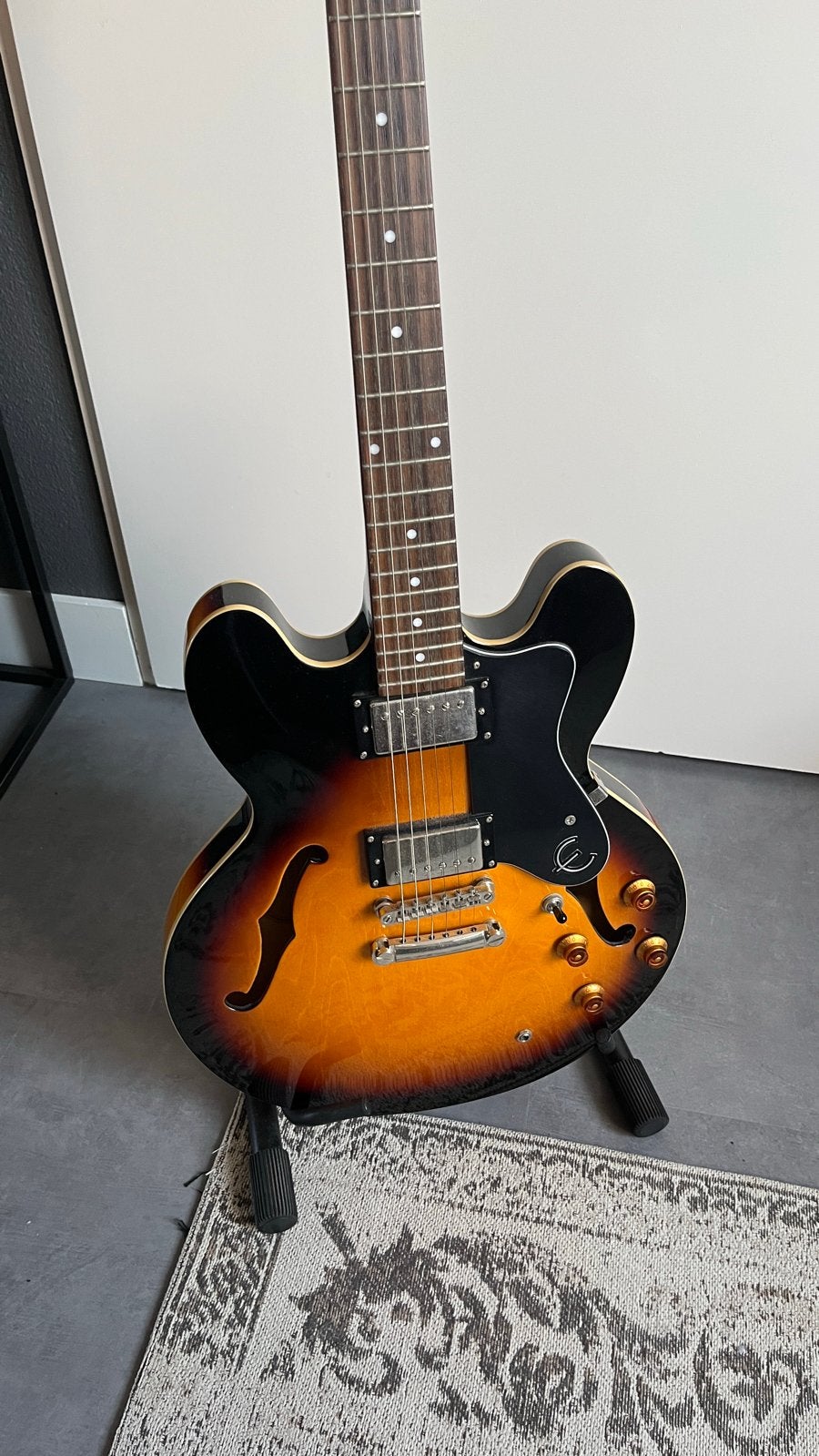Epiphone Dot Gitaar + Gator Case, Ophalen, Semi-solid body, Epiphone