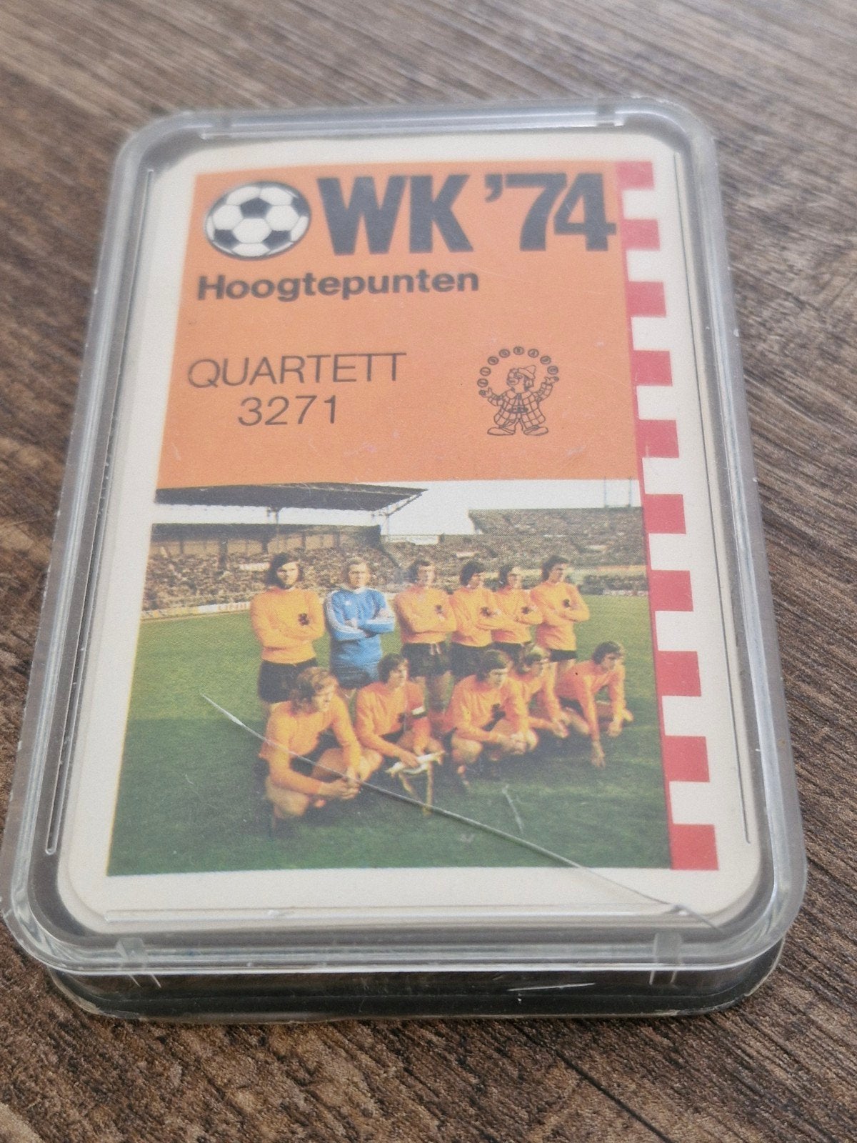 WK '74 Hoogtepunten kwartetspel, Ophalen of Verzenden, Gebruikt, Kwartet(ten)