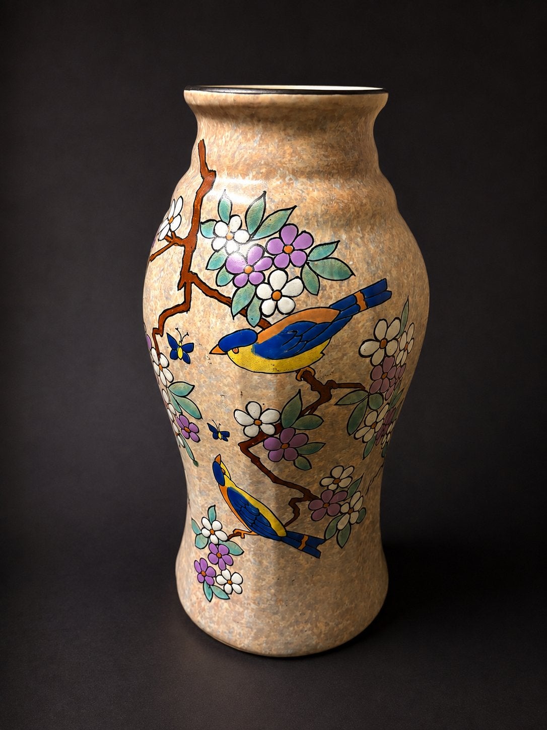 Prachtige grote Art Deco vaas A. Dubois – België  (40 cm), Antiek en Kunst, Ophalen