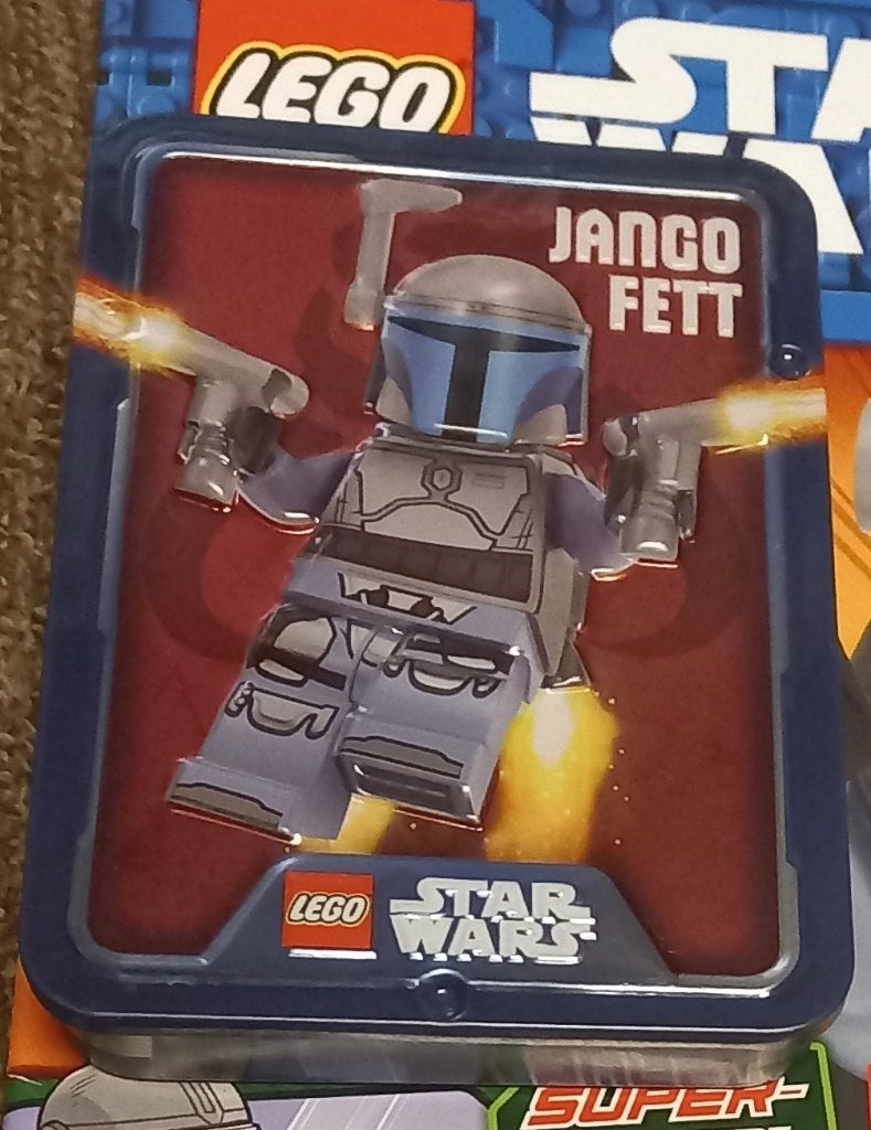 Star Wars , Jango Fett , Lego mini-figure ; nieuw , in blikj, Ophalen of Verzenden, Nieuw