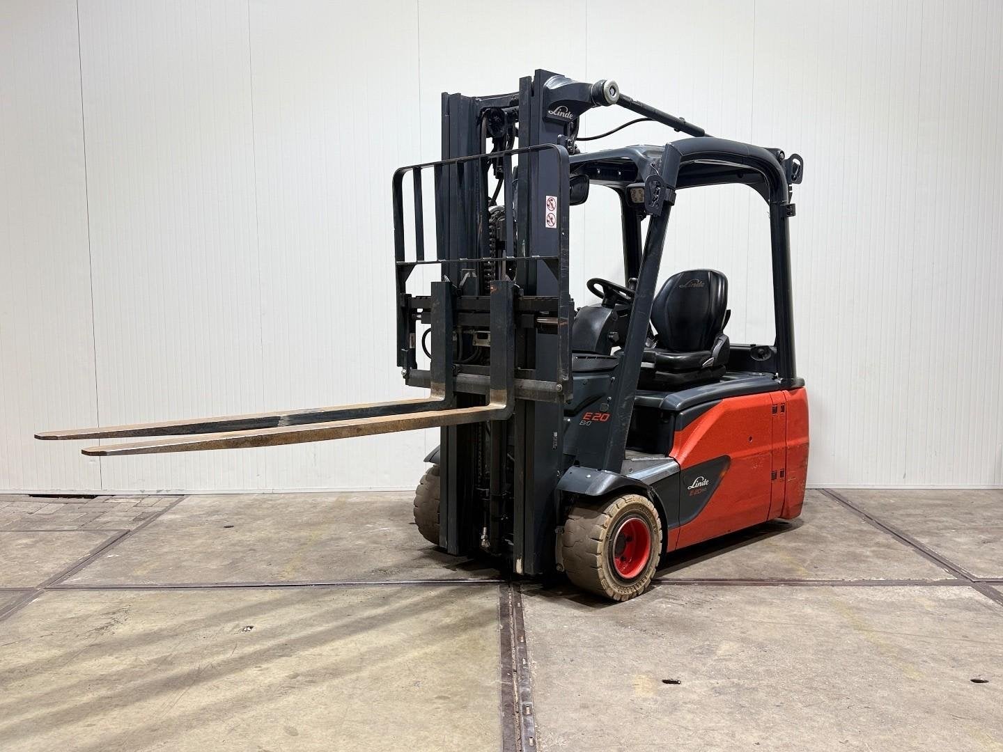 Linde E20 2021 Triplex 4,6M Sideshift Freelift 3wiel HL1298, Elektrisch, Heftruck, Linde