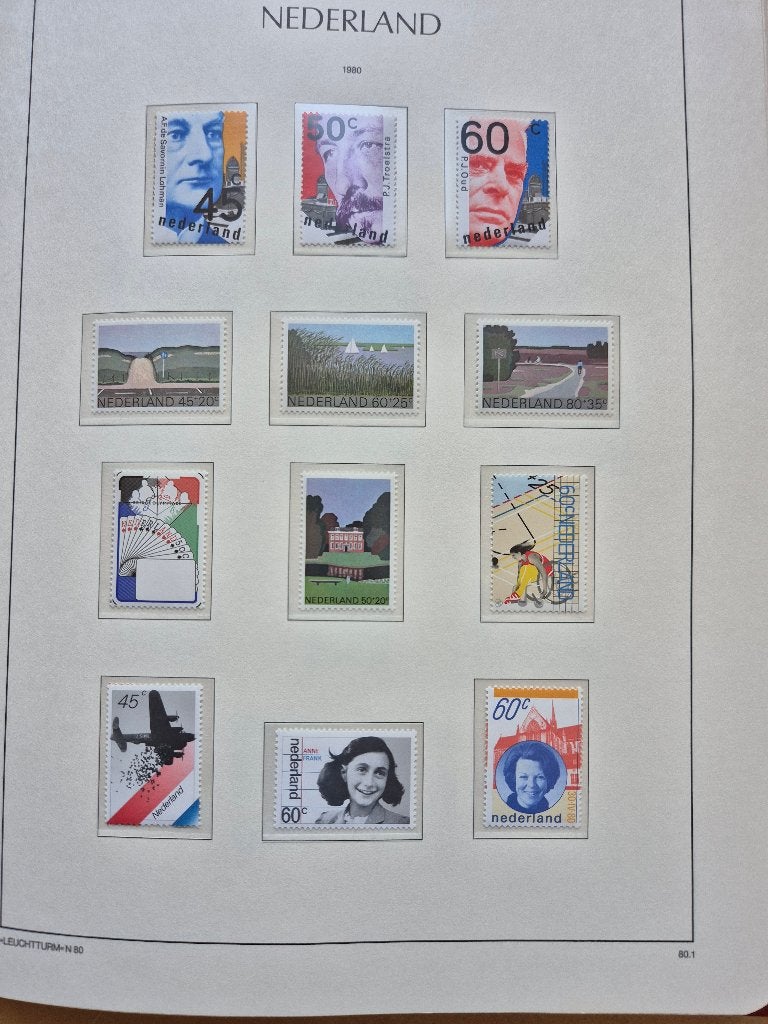 Nederland Jaargang 1980 postfris compleet - NVPH 1191-1213, Postzegels en Munten, Postzegels | Nederland, Ophalen of Verzenden