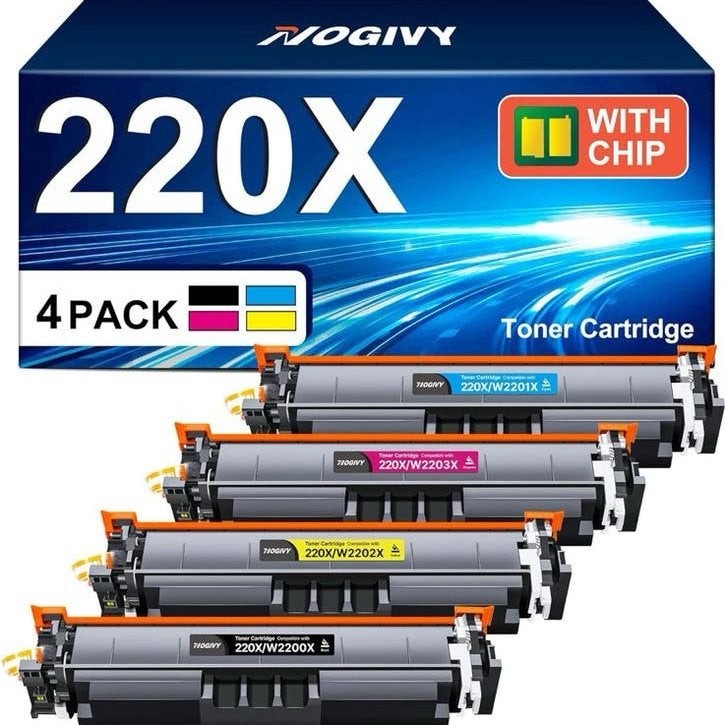 Nieuw 220x toner set, pack of 4,, Computers en Software, Printerbenodigdheden, Nieuw, Toner, Ophalen of Verzenden