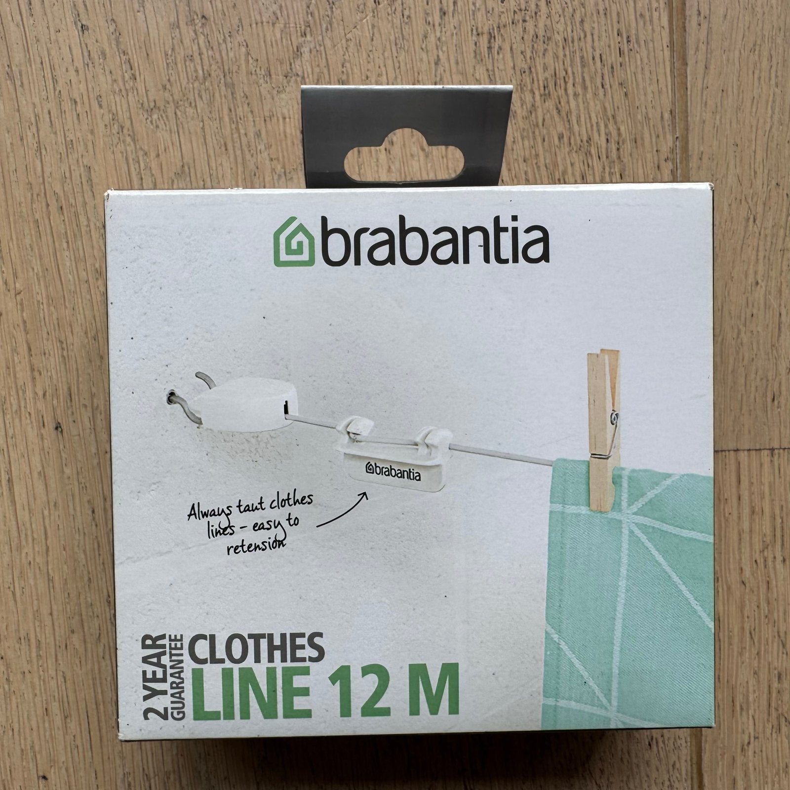 Brabantia Drooglijn 12M - Nieuw in doos, Ophalen, Nieuw, Droogmolen
