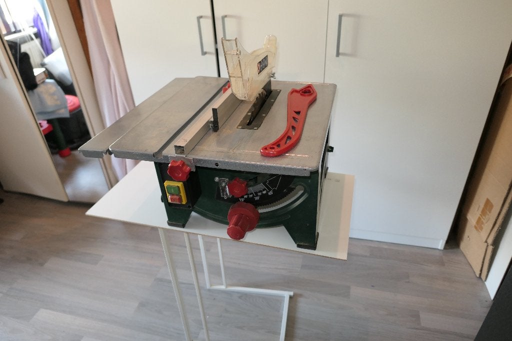 Parkside Zaagtafel - PMTS 210 A1, Ophalen, Gebruikt, Cirkelzaag, 30 tot 70 mm