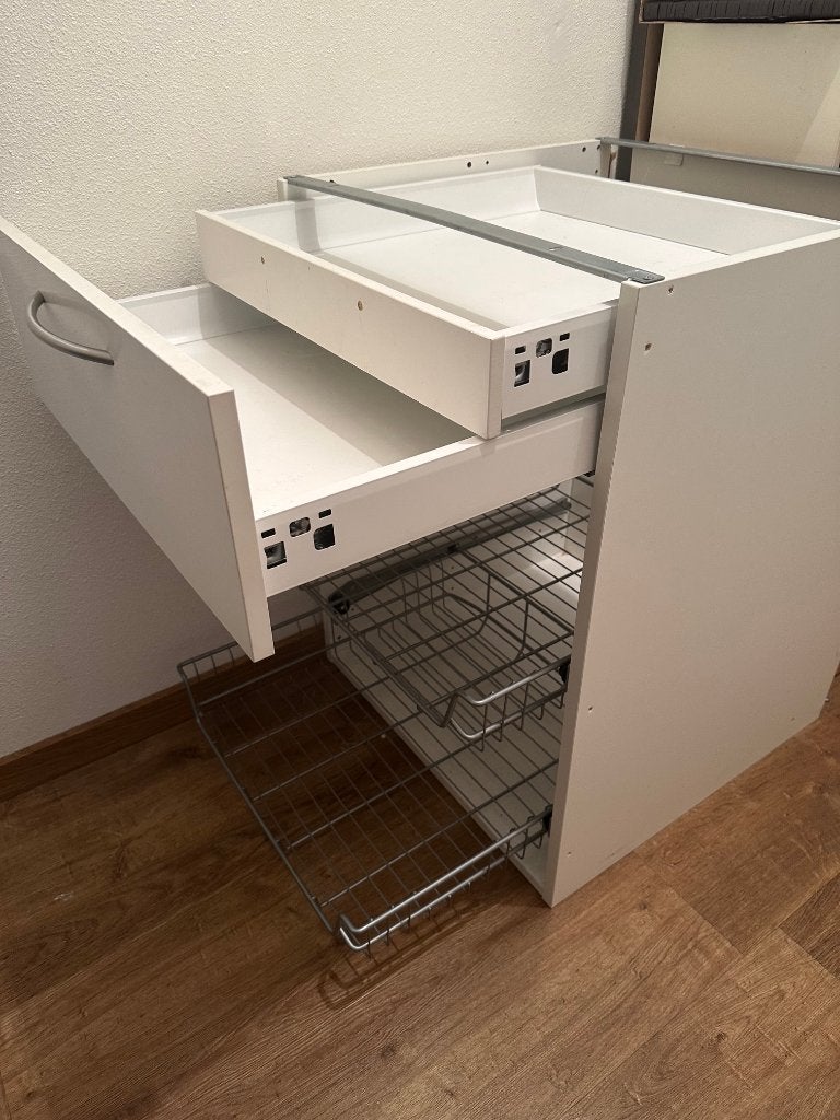 keukenkastjes Ikea metod wit, Ophalen, Gebruikt, Wit, 50 tot 100 cm