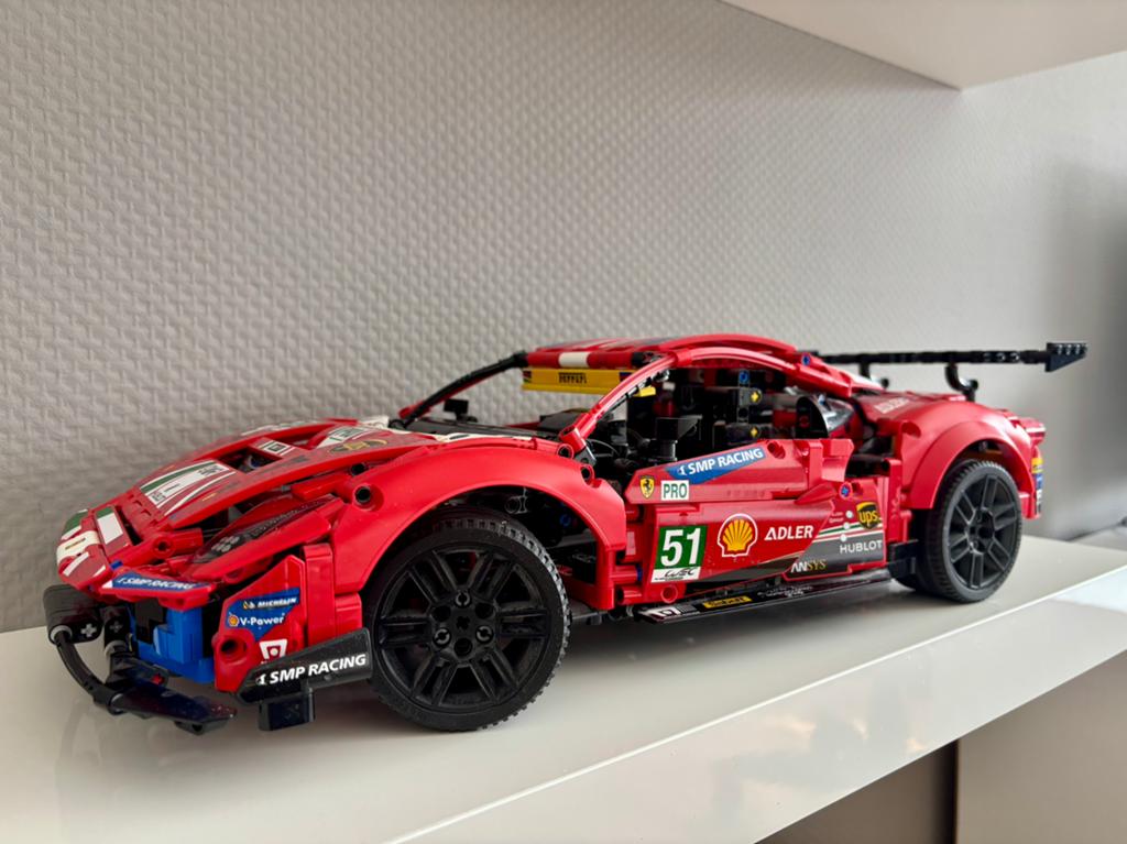 Lego Technic Ferrari 488 Gte (Nr. 42125), Lego, Ophalen of Verzenden, Zo goed als nieuw, Complete set