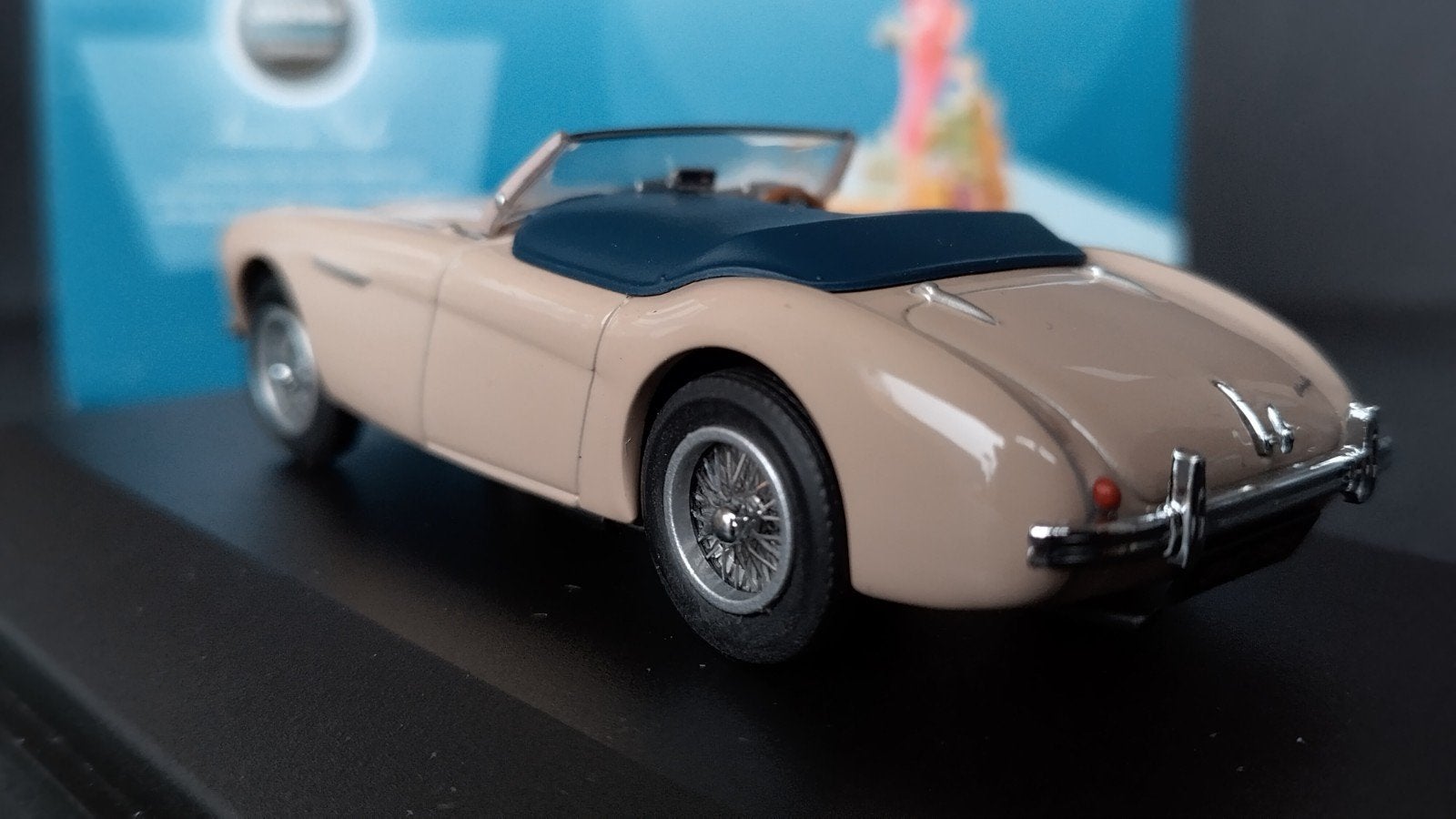 Austin Healey 100 BN1 Coronet Cream 1:43 Oxford Diecast Pol, Overige merken, Auto, Verzenden, .