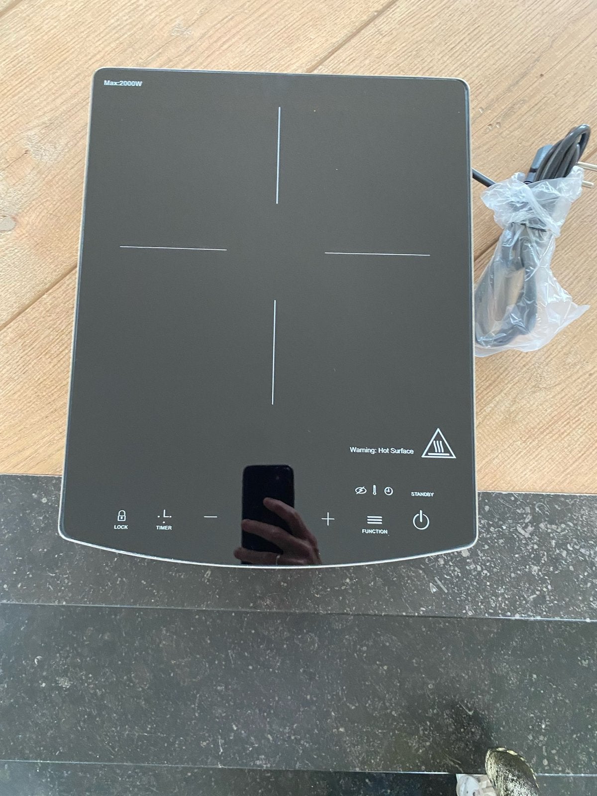 Nieuw Inductiekookplaat De luxe voor binnen of buiten., Witgoed en Apparatuur, Kookplaten, Nieuw, 3 kookzones of minder, Ophalen of Verzenden