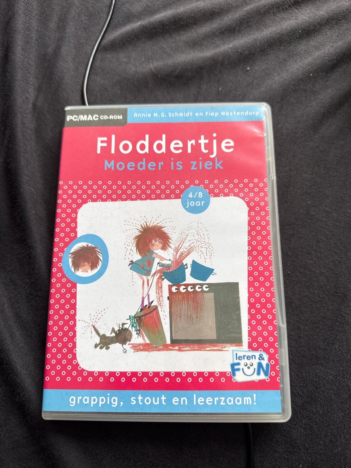 Floddertje Moeder is ziek - PC/MAC CD-ROM (4-8 jaar), Ophalen, Puzzel en Educatief, Gebruikt, 1 speler