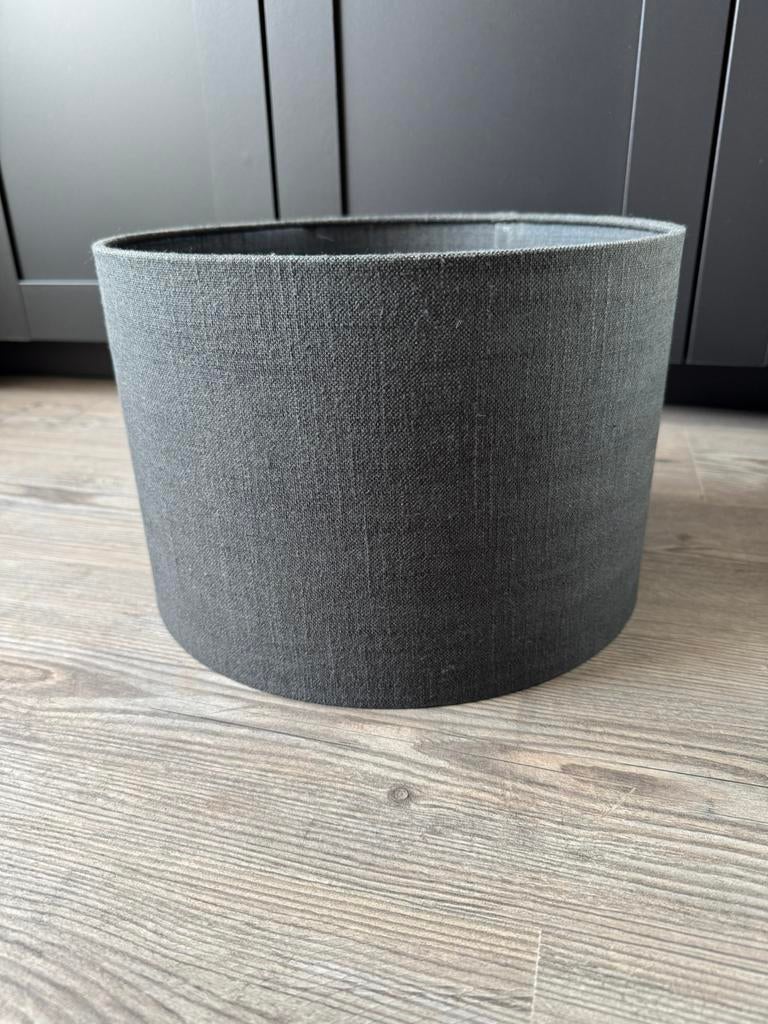 Toplicht lampenkap antraciet gekocht bij Loods 5  30x20 cm, Ophalen of Verzenden, Nieuw, Rond