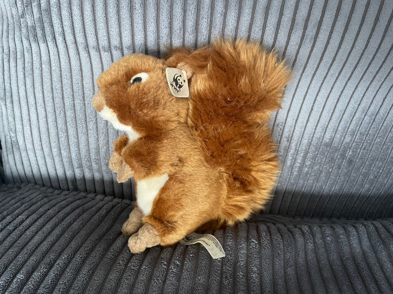 Wwf eekhoorn knuffel 20 cm wereld natuur fonds, Ophalen of Verzenden, Zo goed als nieuw, Overige typen