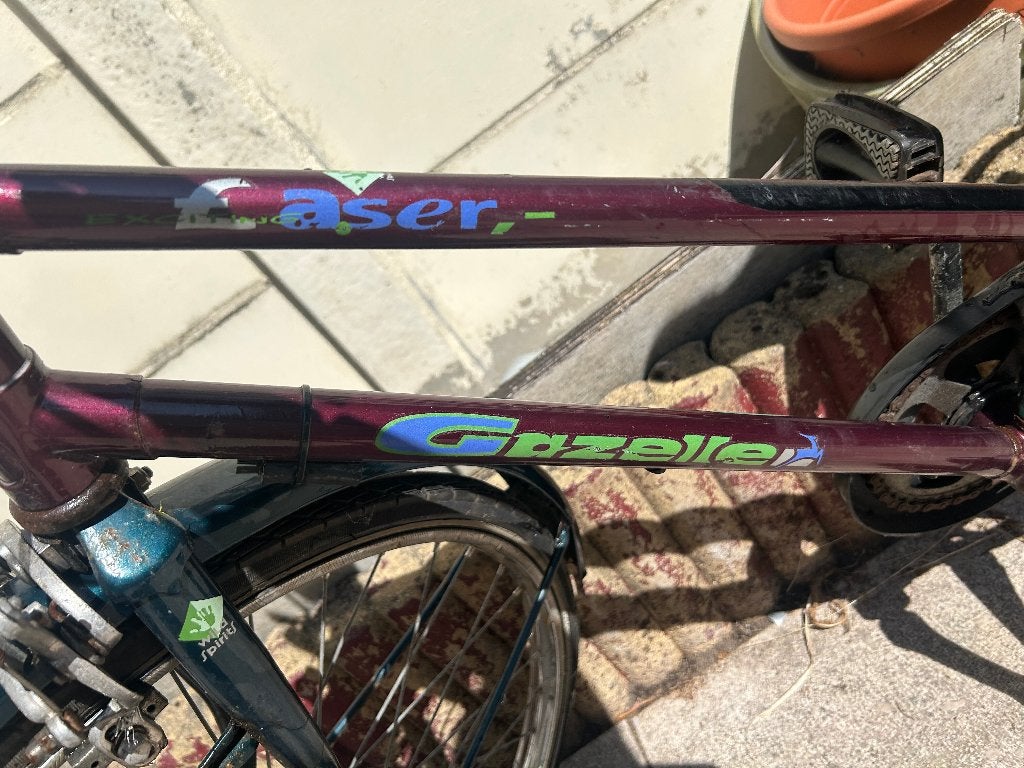 Gazelle meisjesfiets met gebruikssporen - rijdt nog prima!, Ophalen, Terugtraprem, Handrem, Gazelle