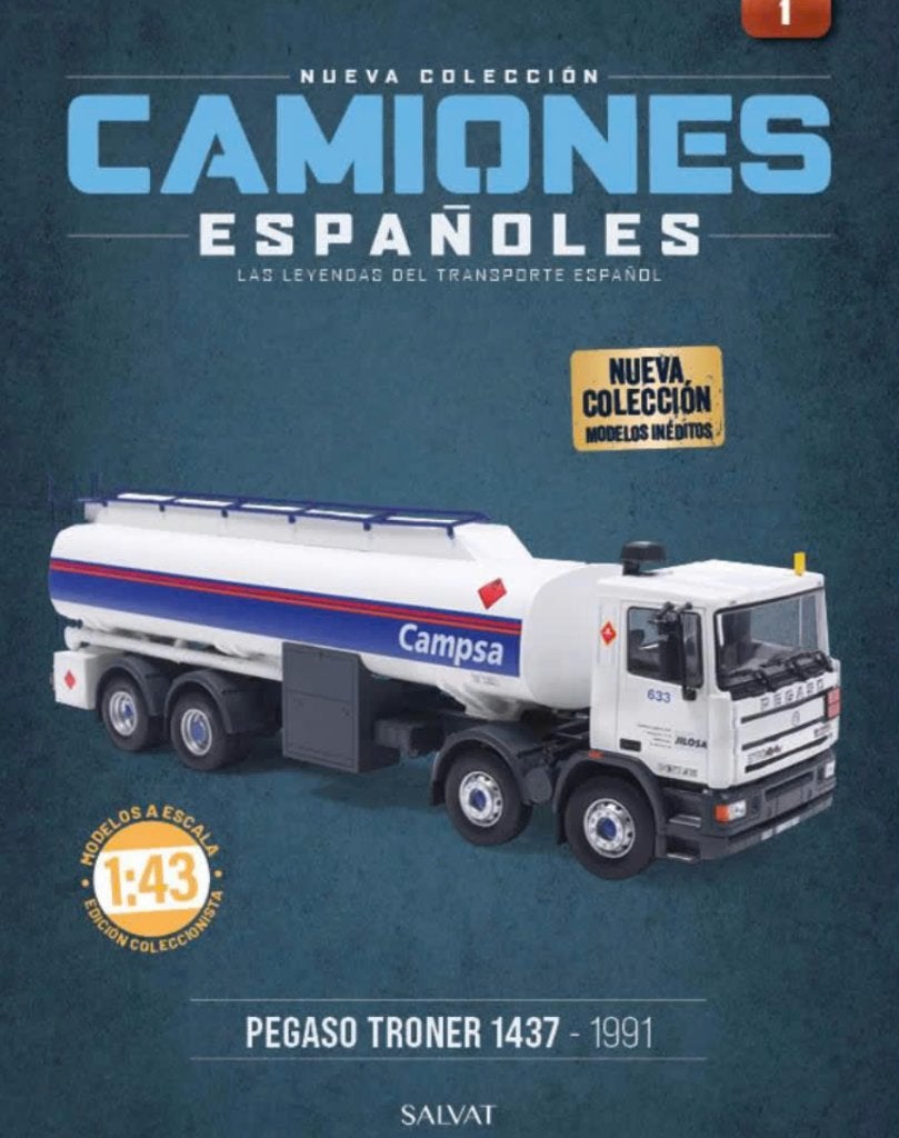 Pegaso Troner 1437 '91 CAMPSA 1/43 serie Camiones Espagne #1, Verzenden, Nieuw, Auto, Overige merken