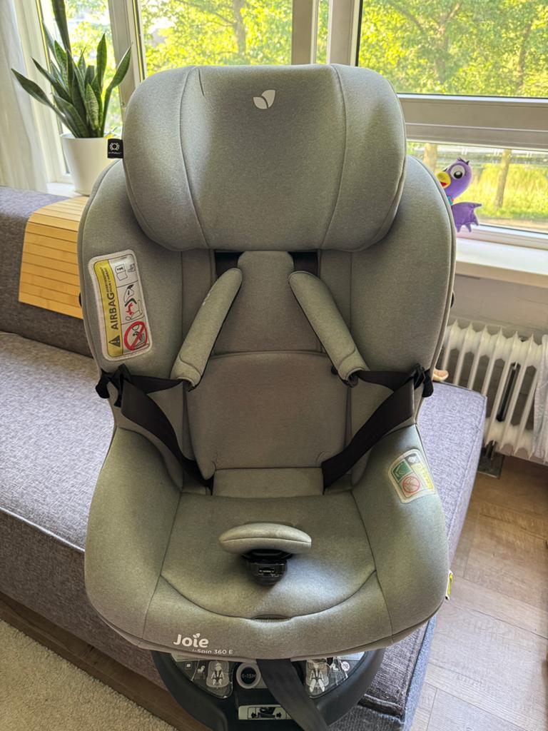 Car seat Joie i-Spin E 360 Gray Flannel, Ophalen, Zo goed als nieuw, Overige merken, Isofix