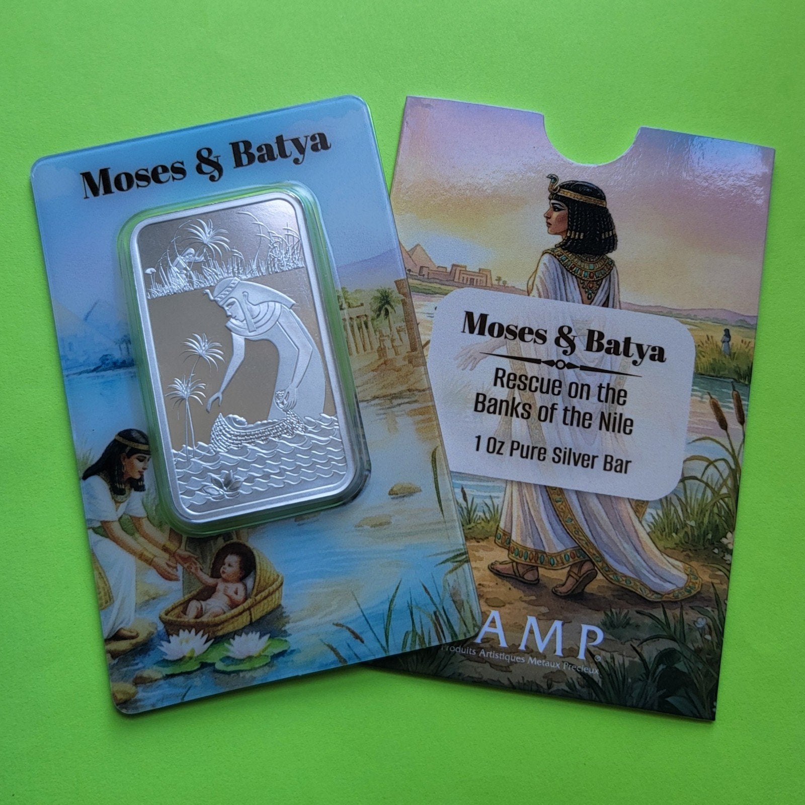 PAMP Moses & Batya - 1 oz zilver, Verzenden, Zilver