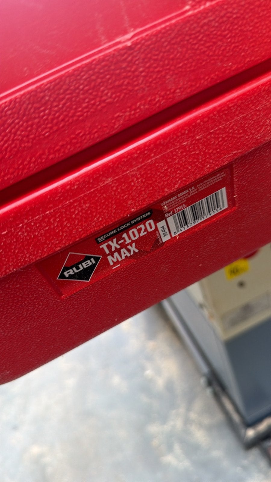 Rubi TX-1020 Max Tegelsnijder - Zo goed als nieuw, Doe-het-zelf en Verbouw, Ophalen, Zo goed als nieuw, Snijgereedschap, Rubi