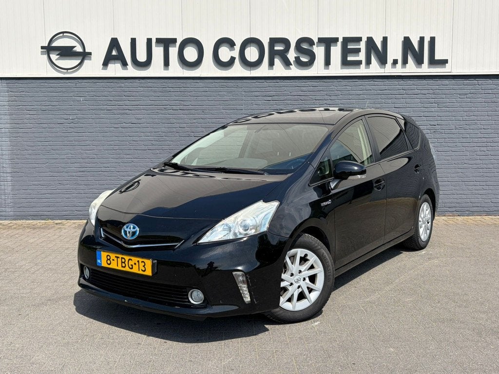 Toyota Prius Wagon 1.8I Hybrid 7-persoons Panoramadak Hud Tr, Euro 5, Gebruikt, Zwart, 4 cilinders