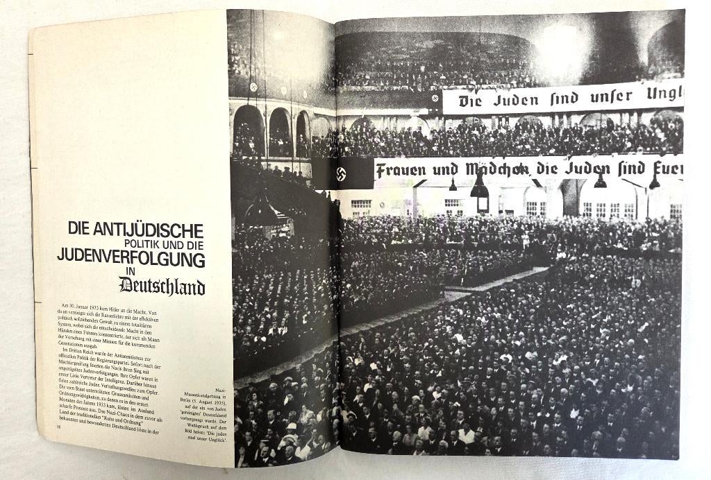 Duitstalige uitgave Yad Vashem over Holocaust-geschiedenis, Yad Vashem, Verzenden, Europa, 20e eeuw of later
