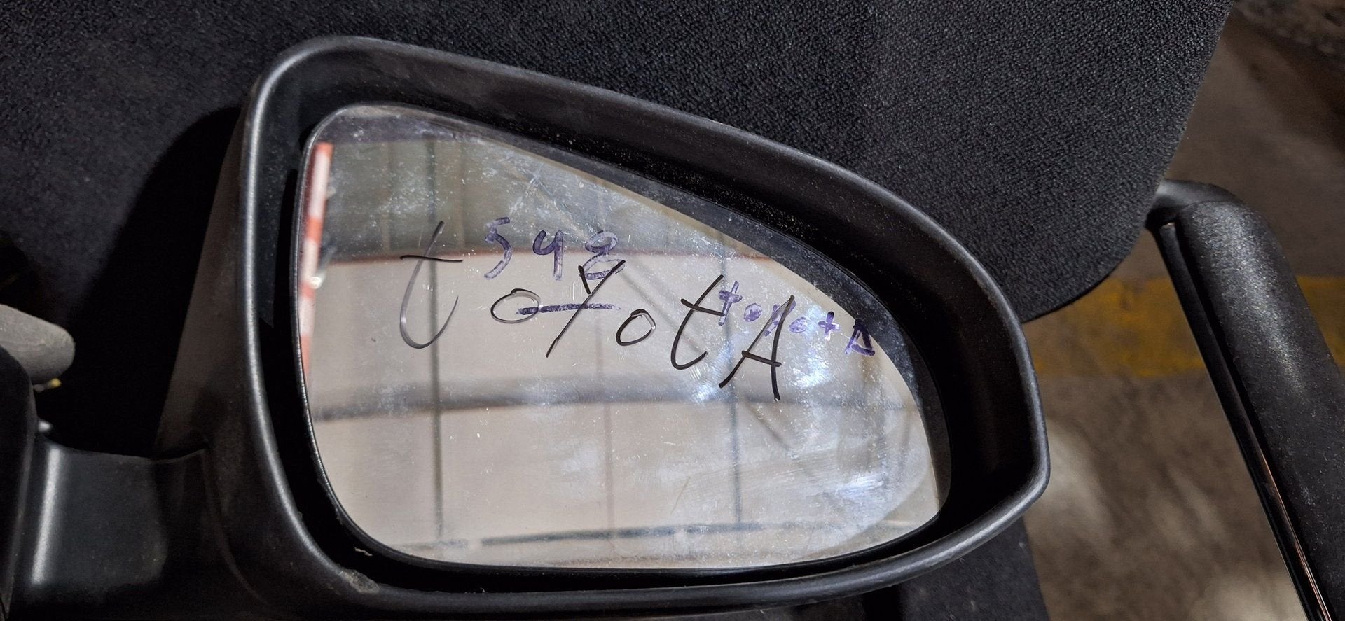 Toyota Auris / Avensis (2010-2012) Buitenspiegel Rechts Zwar, Gebruikt, -, -, Ophalen of Verzenden