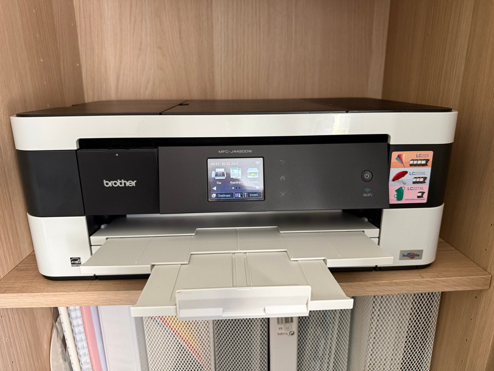 Brother MFC-J4620DW A3/A4 All-in-One Inkjetprinter, Computers en Software, Ophalen, Gebruikt, Faxen, Inkjetprinter