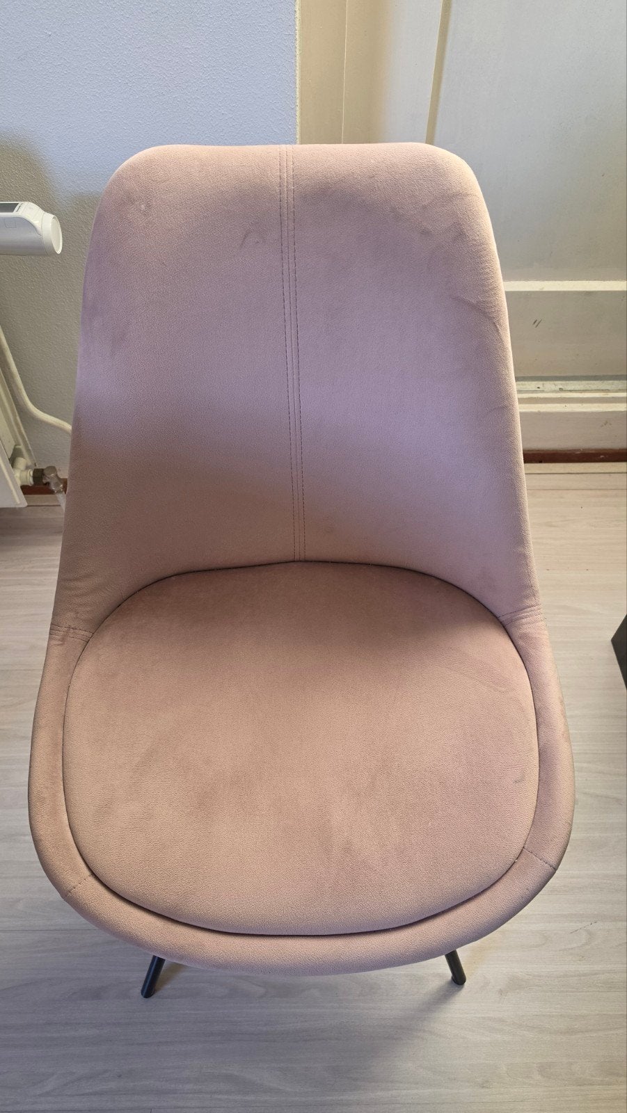 Eetkamerstoel Bonn (2 stuks) - velvet - oud roze, Ophalen, Overige materialen, Twee, Overige kleuren
