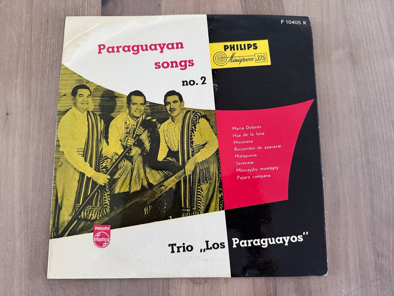 Trio "Los Paraguayos" - Paraguayan Songs No. 2 (LP), LP, Gebruikt, 10 inch, Ophalen of Verzenden