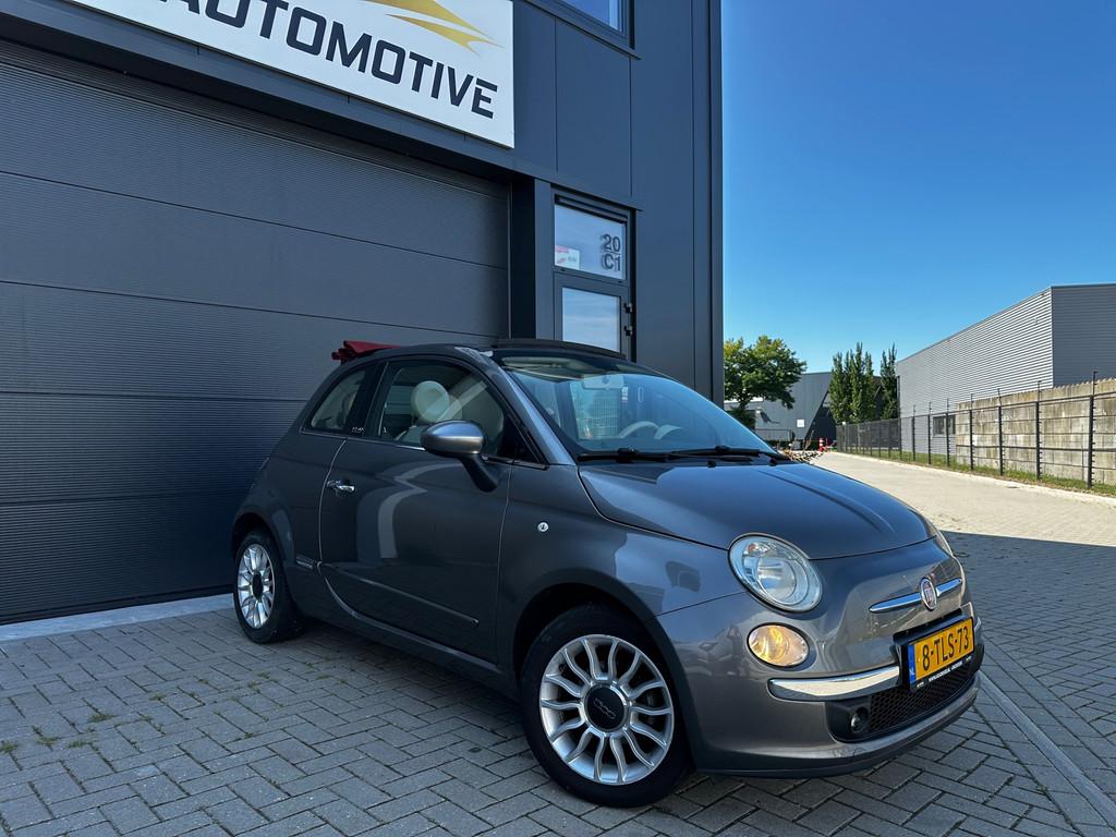 Fiat 500 C 1.2 Lounge | Softtop/Cabrio | Sensoren | Airco |, Auto's, Fiat, Euro 5, Gebruikt, 4 cilinders, Cabriolet
