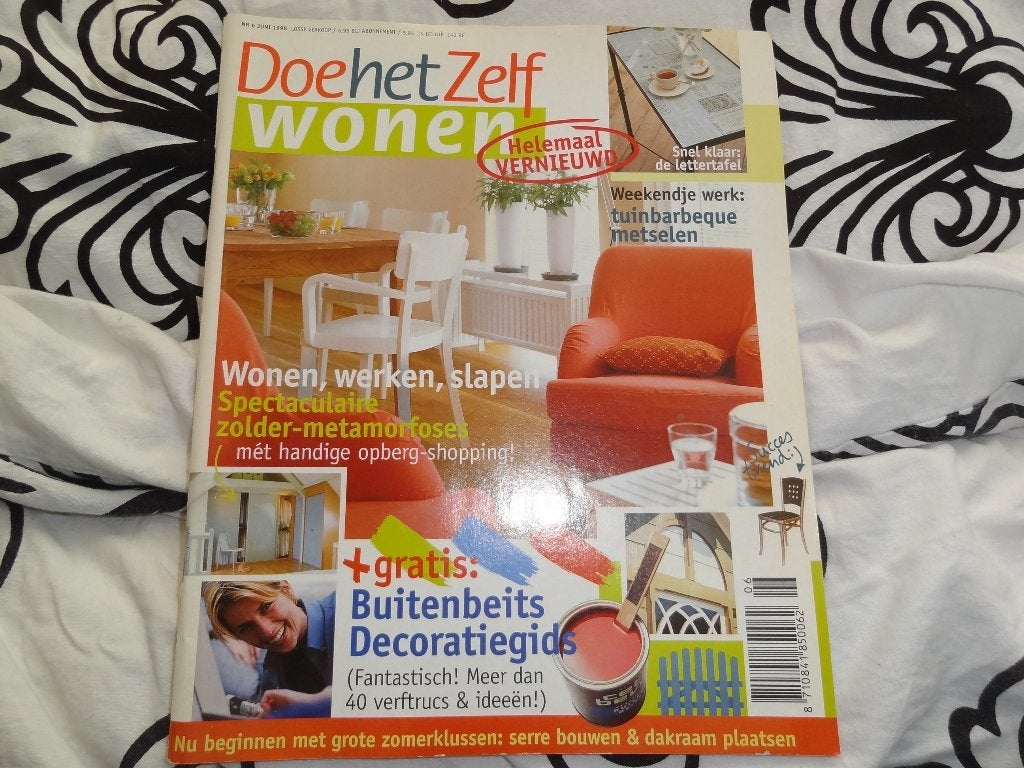 tijdschrift Doe het zelf wonen 1988 no 6 juni, Ophalen of Verzenden, Gelezen, Interieur en Design