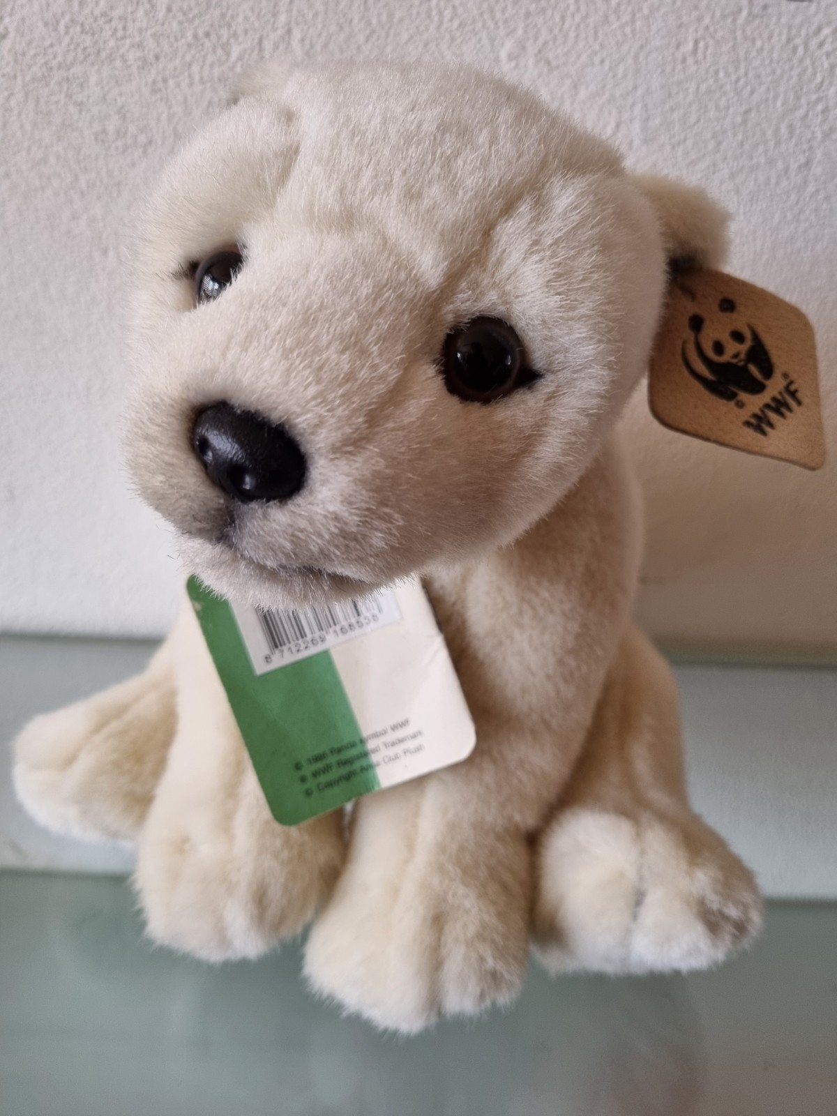 Orig,Wwf/BonTonToys,IJSBEER WELP,15cm,Kaart/Label,Nieuw!, Overige karakters, Beer, Nieuw, Ophalen of Verzenden
