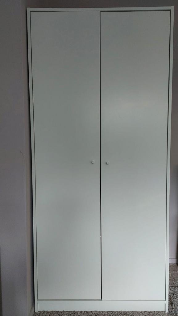 Witte kledingkast 176 h x 82 br x 55 zgan  3 stuks aanwezig, Ophalen, 50 tot 100 cm, Zo goed als nieuw, 150 tot 200 cm