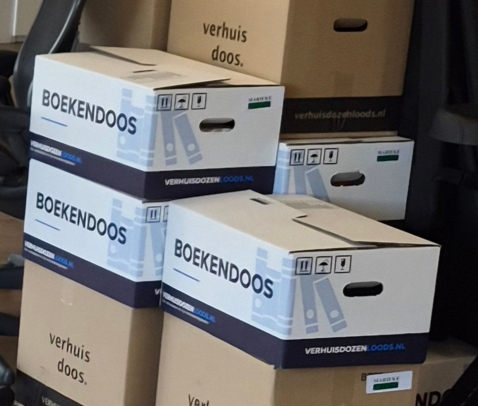 Boekendoos - verhuisdoos- prijs per 10, Doe-het-zelf en Verbouw, Kratten en Dozen, Ophalen, Doos, Minder dan 50 cm, Minder dan 40 cm